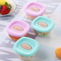 1pc Food Grade Food Supplement Box, Small Bento Box, Snack Box, Fruit Box, Leakproof Food Container, For Teenagers And Workers A gray