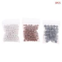 3 Packs Shower Filter Beads Mineral Balls Water Purification Stone Easy to Use gray