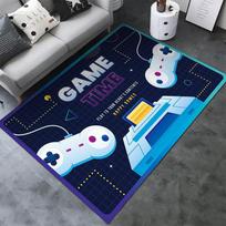 3D Cartoon Gamer Game Controller Area Rug,Carpet Rug for Living Room Bedroom Sofa Doormat Decoration Kid Play Non-slip Floor Mat 40X60cm-16x24in