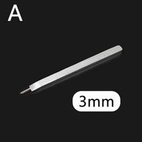 1 vnt. 3/4/5/6 mm atstumo perforavimo įrankis odai skylėms perforuoti, nėrimui, kraštų siuvinėjimui, „pasidaryk pats“ rankų darbo amatų siuvimo įrankiai 1/2/4/6 šakų black