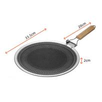 34/38CM Lauko BBQ Grilio keptuvė 316 Nerūdijančio plieno Nelipni Viryklės Kepimo skarda Korėjietiška Kepimo grilio plokštė Kempingo įranga