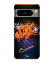 Coque - MANIACASE - Google Pixel 8a Pro - Silicone - Souple - Nike Just Do It Orange juoda