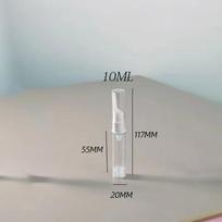 5/10/15 ml skysto pagrindo kelioninis buteliukas Kosmetika paakių kremas vakuuminis butelis, nešiojamasis mini kelioninis daugkartinis buteliukas 10ml gray