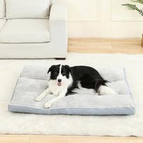 Cozy Dog Beds House Soft Long Plush Best Pet Dog Bed For Dogs Basket Pet Products Cushion Cat Bed Cat Mat Animals Sleeping Sofa 40x60cm beige