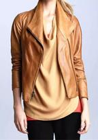 Motorcycle Stylish Women's Jacket Biker Stylish Real Soft Lambskin Leather XS ruda