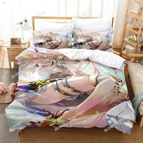 Game Epic Seven Bedding Set Single Twin Full Queen King Size Bed Set Adult Kid Bedroom Duvet cover Sets 3D Anime Bed Sheet Set 70x133cm 2pcs
