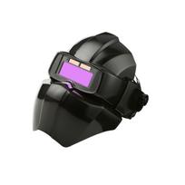 Suvirinimo skydelis, maitinamas saulės energija, automatiškai tamsėjantis, reguliuojamas suvirinimo veido skydelis black