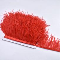 1M 8-10cm baltos plunksnos stručio plunksnų apdaila vestuvėms rankdarbiai DIY natūralių plunksnų juostelė siuvimui vakarėliui rankų darbo galvos apdangalas karnavalas 1 Merers raudona