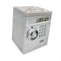 Children's Coin Bank with Creative ATM Design for Saving Money argent
