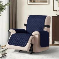 1 Seater Non-slip Recliner Sofa Cover Pet Dog Kid Armchair Mat Washable Quilted Recliner Chair Slipcovers Furniture Protector 1 Seat gray