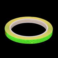Reflective Sticker Rim Luminous Tape for Bike Car Motorcycle 8m High Visibility žalia