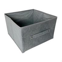 Underwear Drawer Organizer Foldable Storage Bin Folding Open Bin, Wardrobe Clothes gray