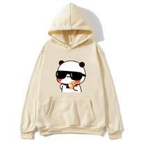 Porinis džemperis Bubu ir Dudu - PANDA MEŠKUTIS Meilė Turtingi Įsimylėję Grafiniai Džemperiai Vyrams Moterims Panda Meškučio Drabužiai Kawaii Puloveris S