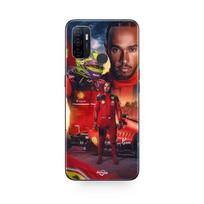 Coque Oppo A32 Lewis Hamilton Scuderia Ferrari F1 officiel Maniacase juoda