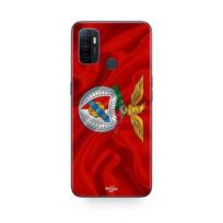 Coque Oppo A32 SLB BENFICA FOND ROUGE Maniacase raudona