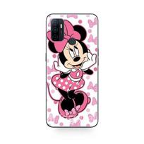 Case for Oppo A32 Pink Minnie Mouse Disney Cartoon juoda