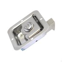RV Door Lock Tool Box Latch Stainless Steel Replacing Sturdy Heavy Duty Flush Mount Trailer With Lock Core gray