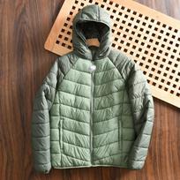 Lengvas Striukė Vyriška Plunksninė Su Gobtuvu Kailis Lengvi Paltai Kamšyti Užtrauktuku Parkas Ruduo Žiema Didelis Dydis XXL žalia