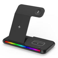 3In1 Foldable Sound Pickup Lamp Wireless Charger Stand For iPhone15 14 13 12Pro Max Plus iWatch AirPods3/2 Fast Charging Station juoda