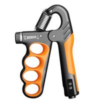 New Hand Grip Strength Trainer Mechanical Countable 5-100KG Adjustable Men Women Forearm Exerciser Muscle Strengthener Developer Fitness Equipment oranžinė