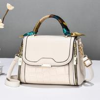 Aukštos Kokybės Moteriški Kurjerių Krepšiai Rankinės Sac A Main Dizainerio Elegantiškas Moteriškas Krepšys per Petį Vintažinės Odos Pečių Krepšiai gray