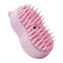 Pet Spray Massage Comb Steam Comb Hair Brush Cat Hair Cleaner Cat Dog De-Floating Hair Bath Free Cat Comb beige