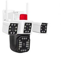 LS VISION 6K 12MP WiFi IP kamera lauko trijų objektyvų panoraminis vaizdas PTZ IP kamera AI sekimas saugos apsauga CCTV vaizdo stebėjimas EU cam