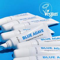 Sky Bottle Blue Agave Highly Moisturizing Unscented Lip Syrup 10ml white