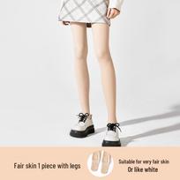 Women's Nude Pantyhose Plus Velvet Thick & Thin Leggings for Autumn/Winter 60G No Fleece (20℃ to 30℃)