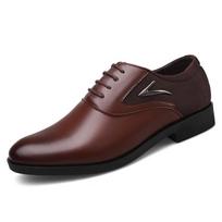 Vyriški batai Juodi odiniai oficialūs batai vyrams Oxfords vyrų vestuvių vakarėlis Biuro verslo batai Vyras Zapatos De Hombre plius dydis 38 ruda