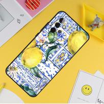 Mediterranean Lemon For Samsung Galaxy A14 A34 A54 A12 A32 A52 A51 A71 A53 A33 A13 A15 A25 A35 A55 Phone Case Samsung A32 5G white