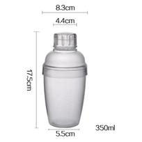 Plastikinis Martini kokteilių plaktuvas 350ml/530ml/700ml/1000ml Vyno gėrimų maišytuvas Vyno plaktuvas puodelis Gėrimų maišytuvas Baro reikmenys boston baro įrankis