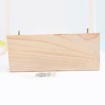 13*28cm Voverė Žiurkėnas Medinis Stovas Platforma Žaislas Augintiniai Šokinėjimas Laipiojimas Tramplinas Žaislas