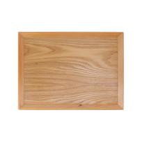 Stačiakampė medinė padėklas Daugiafunkcinė padėklas vaisiams maistui picai susibūrimams lauke 36,5 X 27 cm 36.5 X 27cm brown