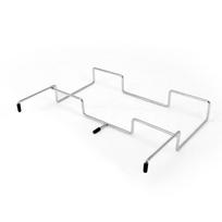 Camping Trash Bag Holder Rack Stainless Steel Garbage Bag Hanger Lightweight Table Garbage Rack for white
