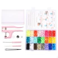 Sets Snap Buttons Resin Snaps Fasteners Kit Press Studs for Bags Jackets Jeans Clothing