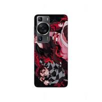 Huawei P60 case demon slayer tanjironezuko attack fight Maniacase