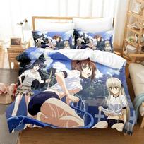 Sexy Yosuga No Sora Bedding Set,Duvet Cover Comforter Bed Set Quilt Cover Pillowcase,King Queen Twin Size Boys Girls Adultse 135X200cm-2pcs