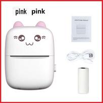 Portable Bluetooth Mini Thermal Printer for Mobile Photos C9 standard printer white