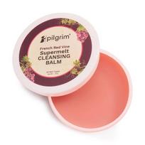 Pilgrim French Red Vine Supermelt Cleansing Balm 50gm | Makeup remover cleansing balm for face | Removes Waterproof Makeup | For All Skin Type | brown