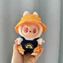 17 cm Mini Pliušinės Lėlės Drabužiai Apranga Aksesuarai Korėjai Kpop Exo Labubu I II Idolių Lėlės Sėdimas Vakarėlis Seilinukas Kelnės Kombinezonas