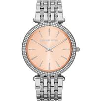 Michael Kors MK3218 Moteriškas plieninis laikrodis „Darci“ su trimis rodyklėmis beige