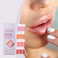 Moisturizing Lip Balm Set Lip Mask 4 Pack Lip Moisturizing Lip Plumping At Night Moisturizing Lip Set For Dry Chapped Lips20g*4 balta