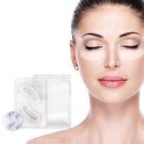 Hialurono mikroadatinis akių pleistras smulkių raukšlių šalinimui 1 ml One Size beige