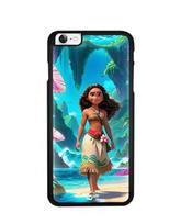 Coque de téléphone - Maniacase - Iphone SE 2020 - VAIANA ART ANIME - Souple - Silicone juoda