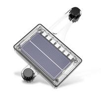 Yousheng Solar Bike Spoke Lamp Light Motion Sensor Night Riding LED Safety Warning Light Bicycle Rim Wheel Decoration Tire Lamp Bike Accessories Colorful Light gray
