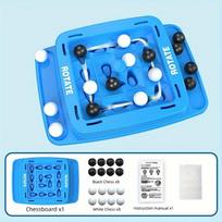 4-Spin board game - Creative strategy family toy for children over 3, perfect for Halloween and Christmas parties mėlyna