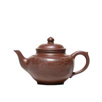 260ml Prabangūs Yixing Purpurinio Molio Arbatinukai Rankų Darbo Peizažinis Arbatinukas Žalia Rūda Purpurinis Molio Virdulys su Plikytuvu Kinų Zisha Arbatos Servizo Amatai