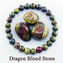 Apyrankė Madinga Elastinė Puikus pasirinkimas Dragon Blood Stone 1 vnt. Paprasti ir kasdieniai pritaikyti vyriški Moteriški 8 mm natūralūs aksesuarai žalia