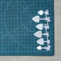 Braškių Rėmelis Metalinis Sidabrinis Trafaretas Įspaudimas Pjaustymo Formelės „Pasidaryk pats“ Scrapbooking Popieriaus Albumo Kortelių Gamybai sidabras